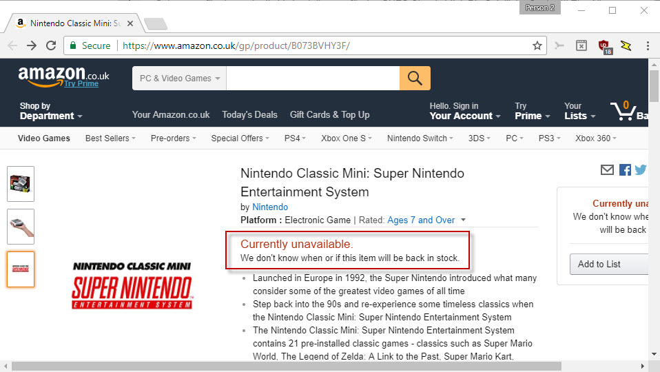 snes classic