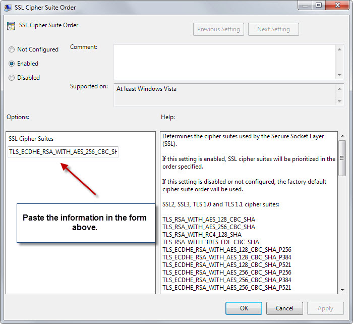 ssl cipher suites