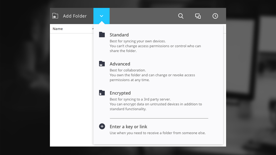sync encrypted folder
