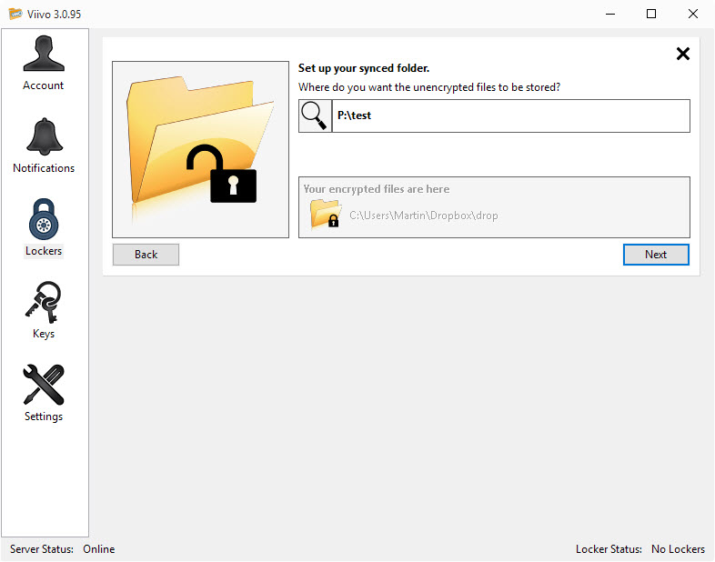 synced folder
