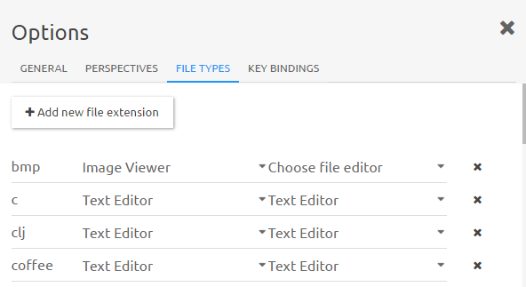 tagspaces options