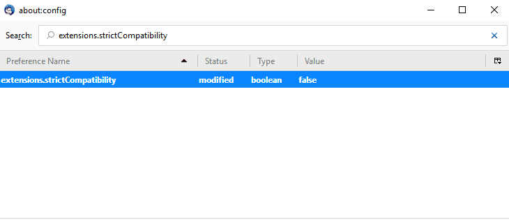 thunderbird extensions enable