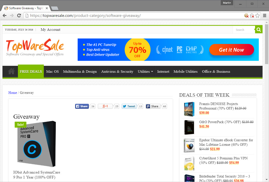 topware sale