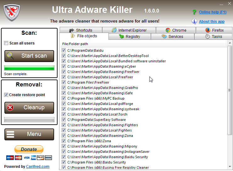 ultra adware killer