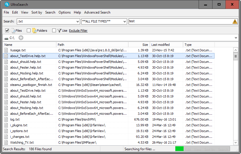 ultrasearch 2.1
