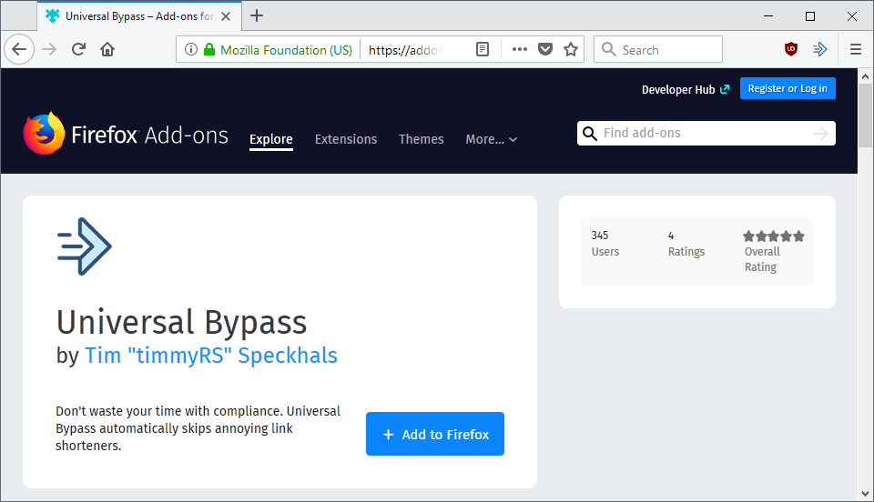 universal bypass