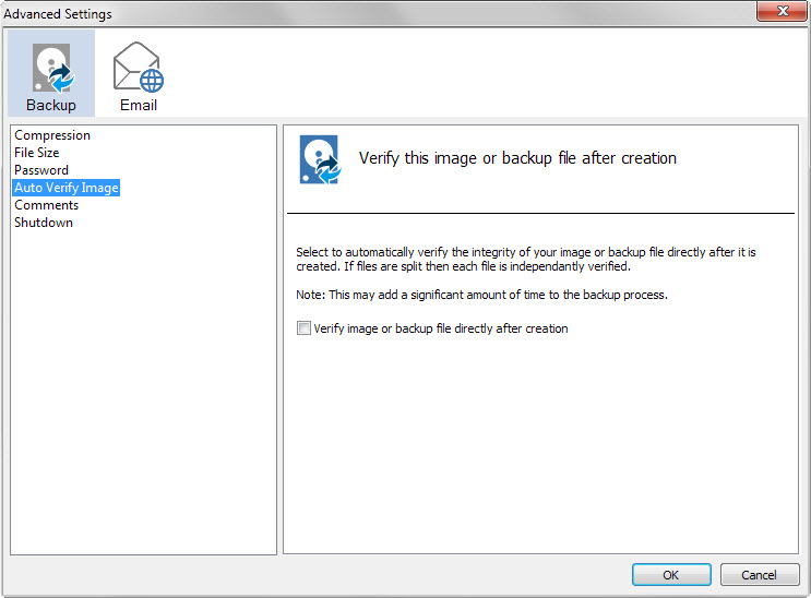 verify backups