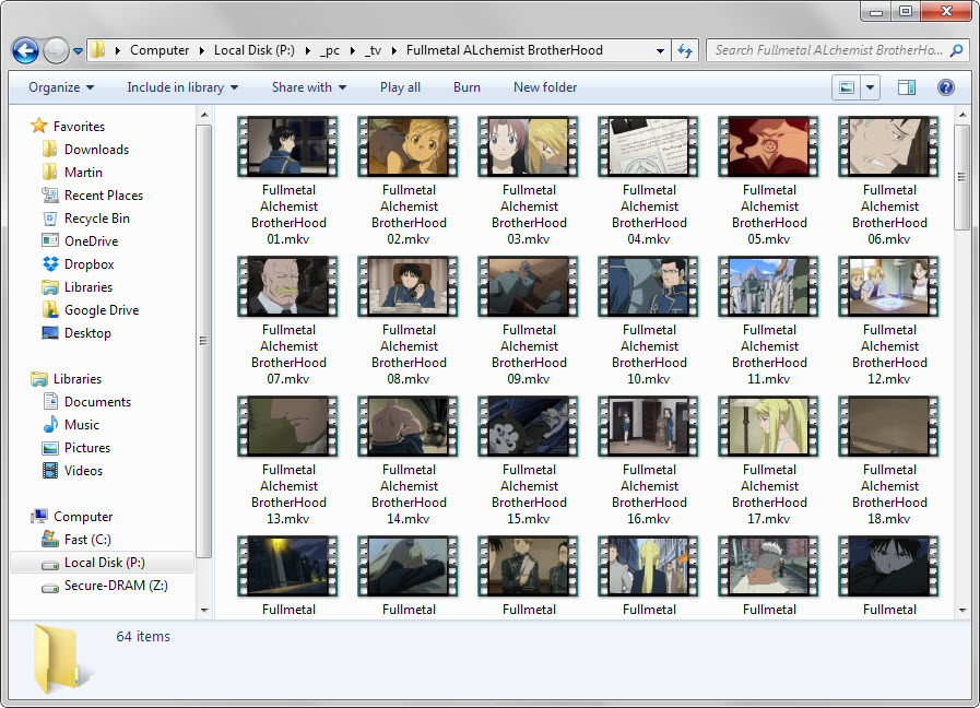 video thumbnails windows
