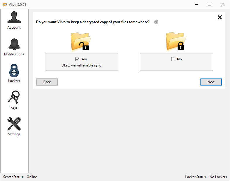 viivo keep decrypted copies