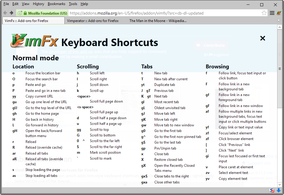vimfx firefox