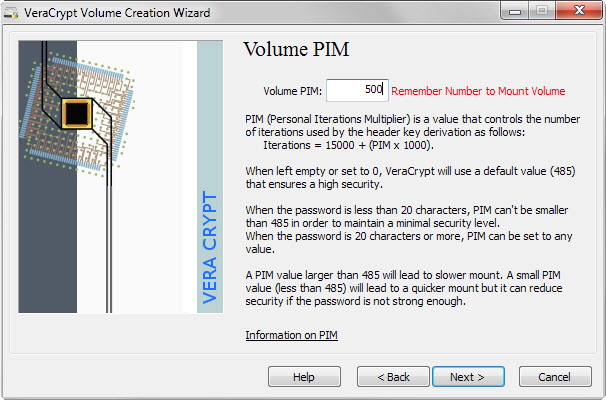 volume pim