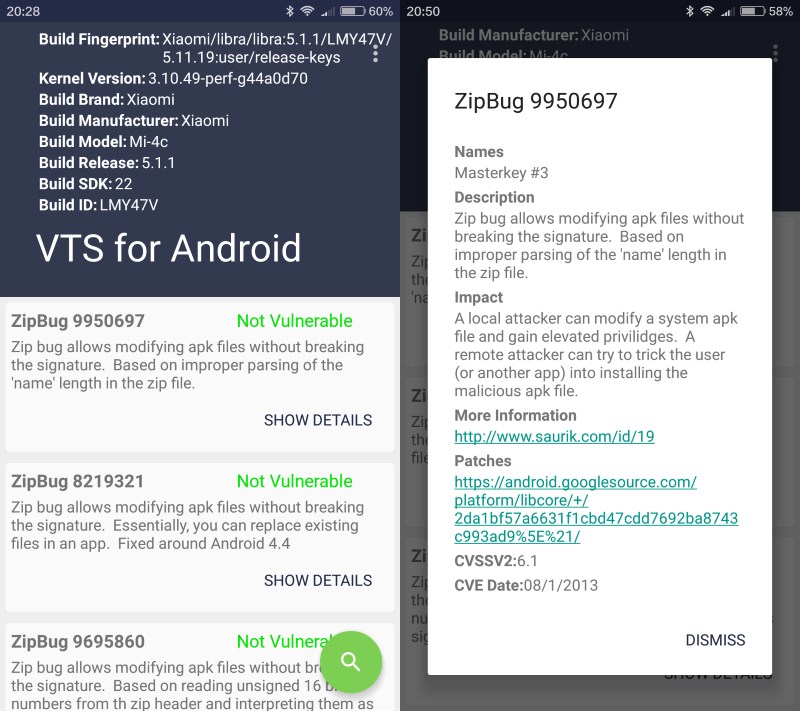 vts for android