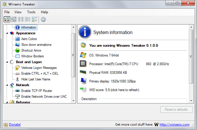 winaero tweaker