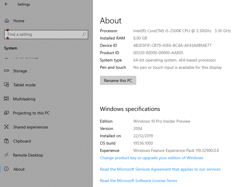 windows 10 feature experience pack