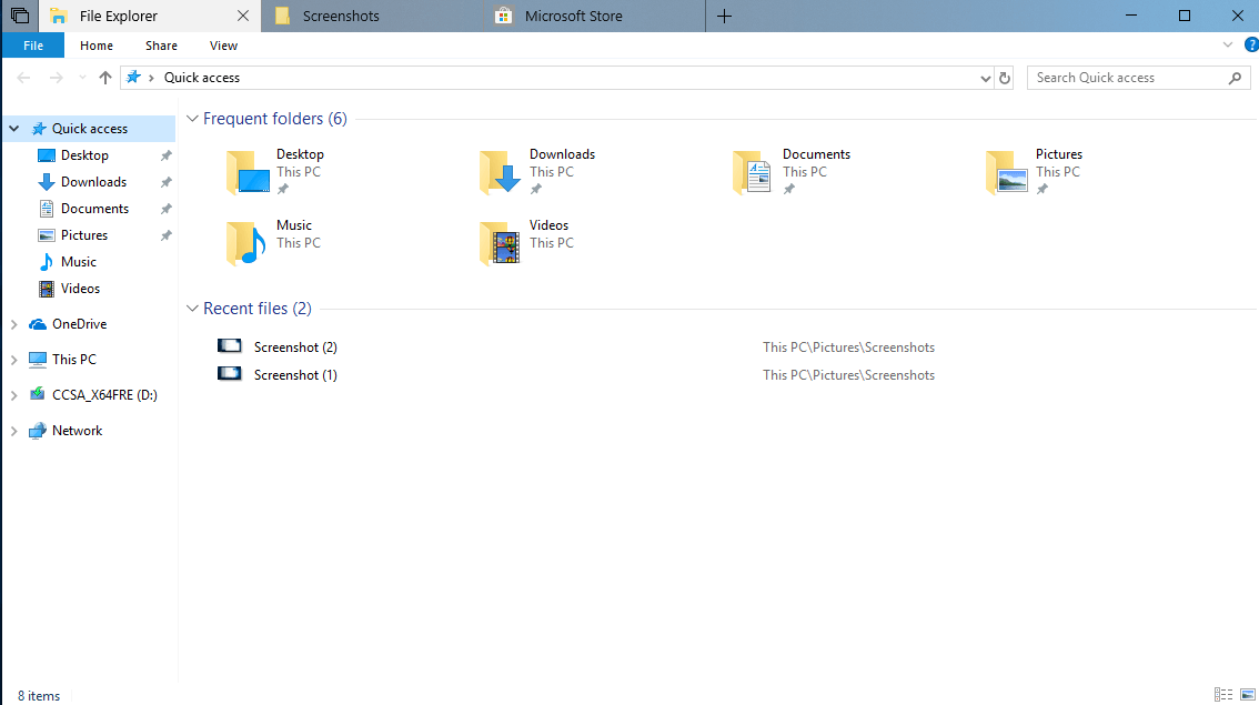 windows 10 sets
