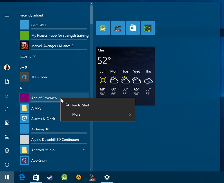 windows 10 stuck apps