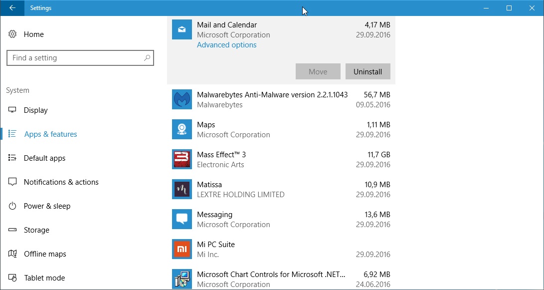 windows 10 uninstall system apps