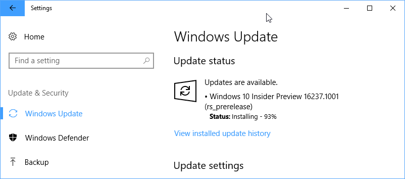 windows update