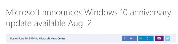 windows10 anniversary update august 2