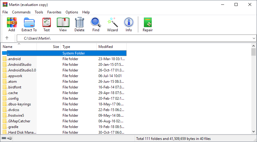 WinRAR 5.60 new look