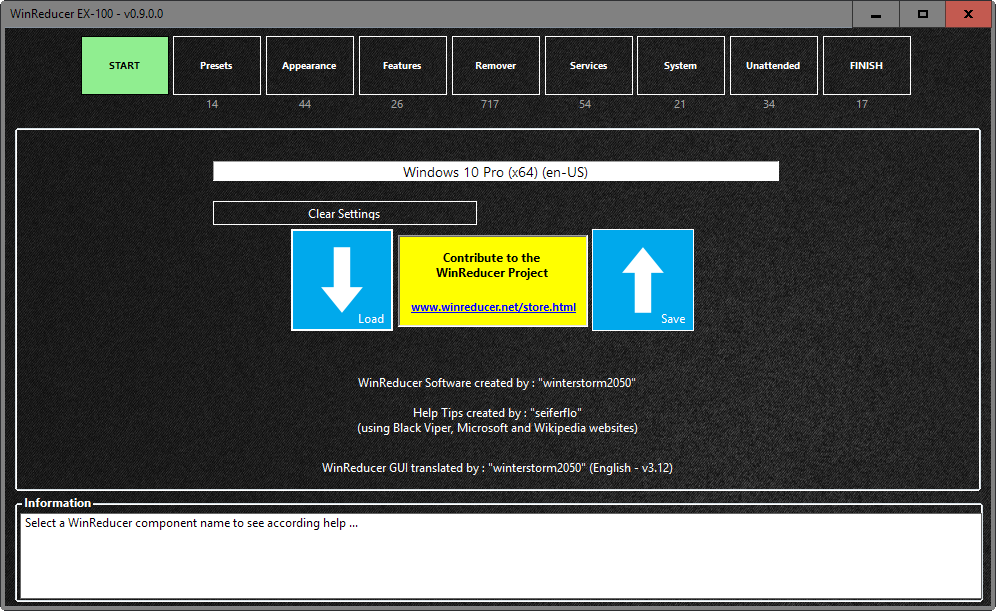winreducer ex-100 custom windows install media