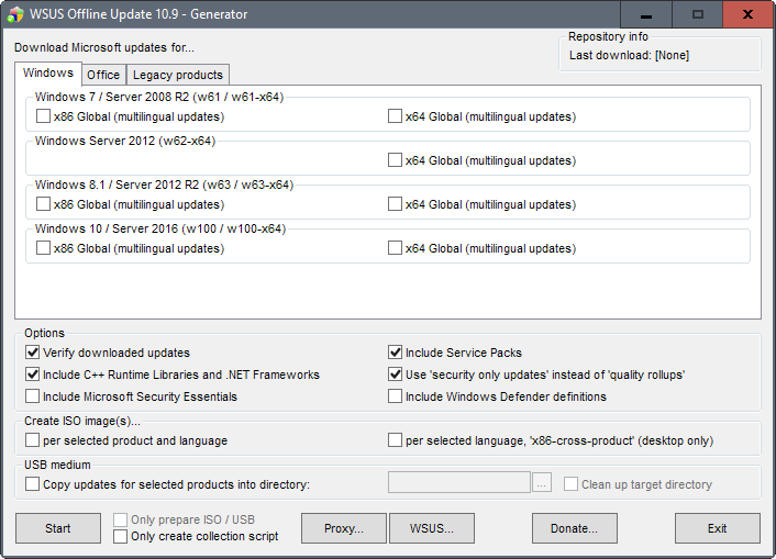 wsus security updates