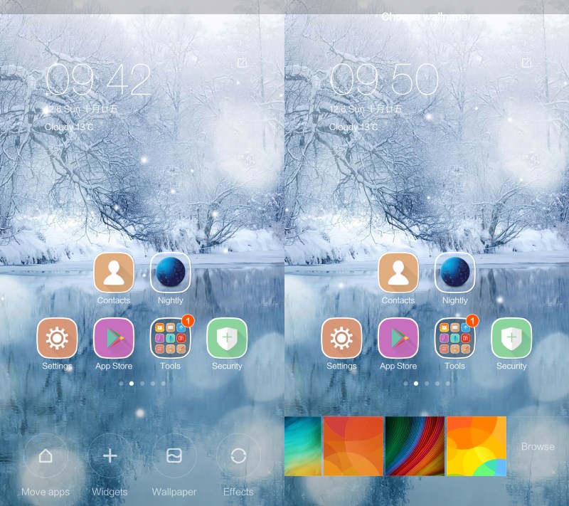 xiaomi mi homescreen