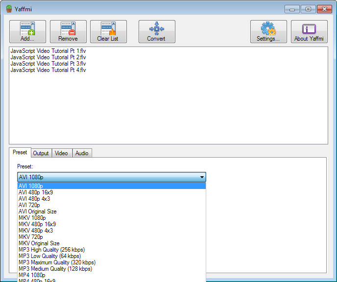 yaffmi video converter