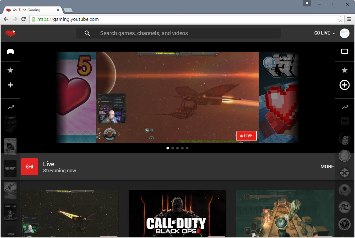 youtube gaming