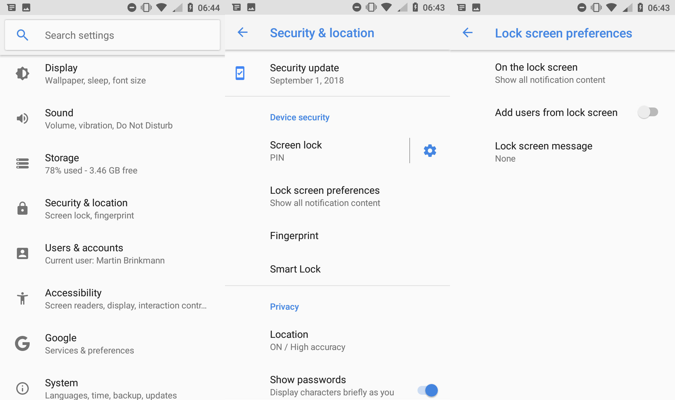 android-lock screen block notifications