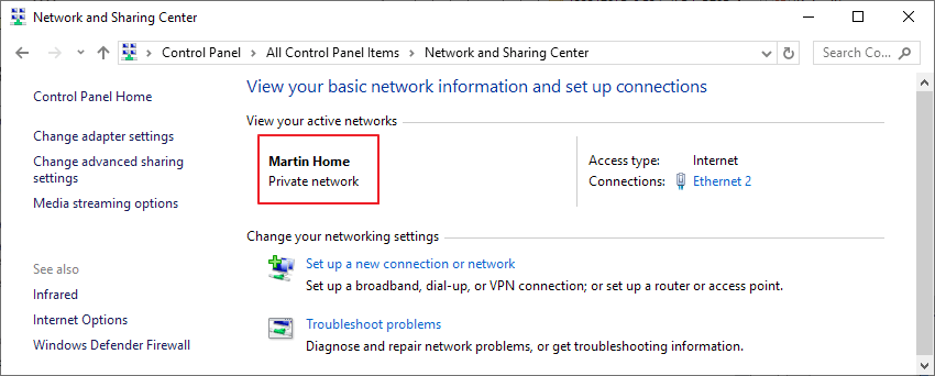 renamed network windows