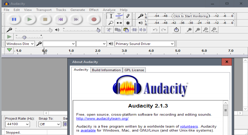 audacity 2.1.3