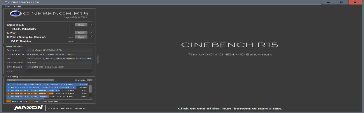cinebench advanced benchmark
