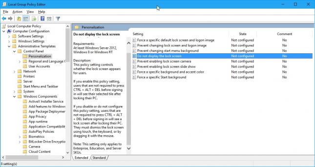 Microsoft removes policies from Windows 10 Pro | ComTek Computer