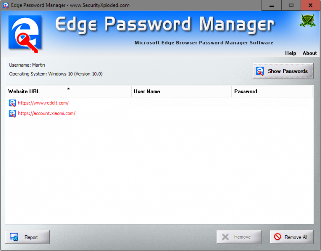 edge password manager