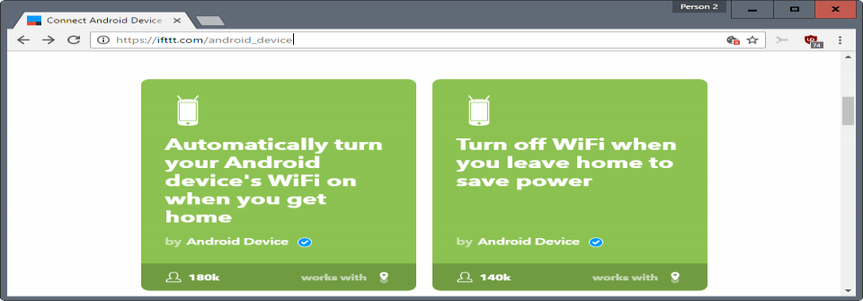 android wear ifttt