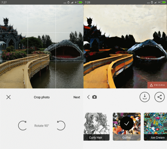 prisma photo app android