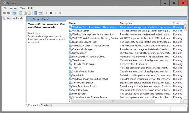 All new services in Windows 10, and some service suggestions | ComTek ...